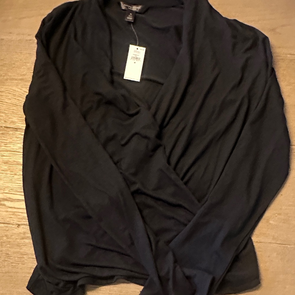 Banana Republic Black Long Sleeve Top